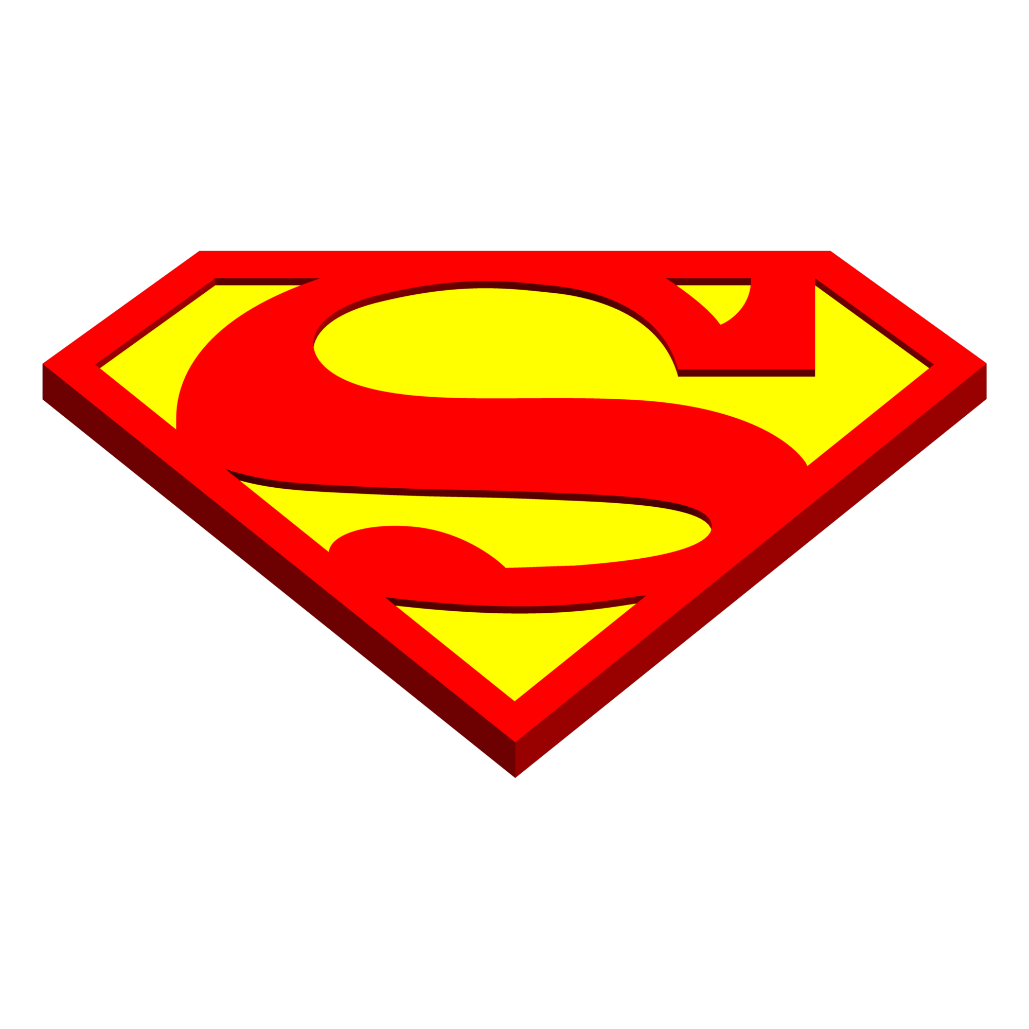 Superman Logo Png Cartoon