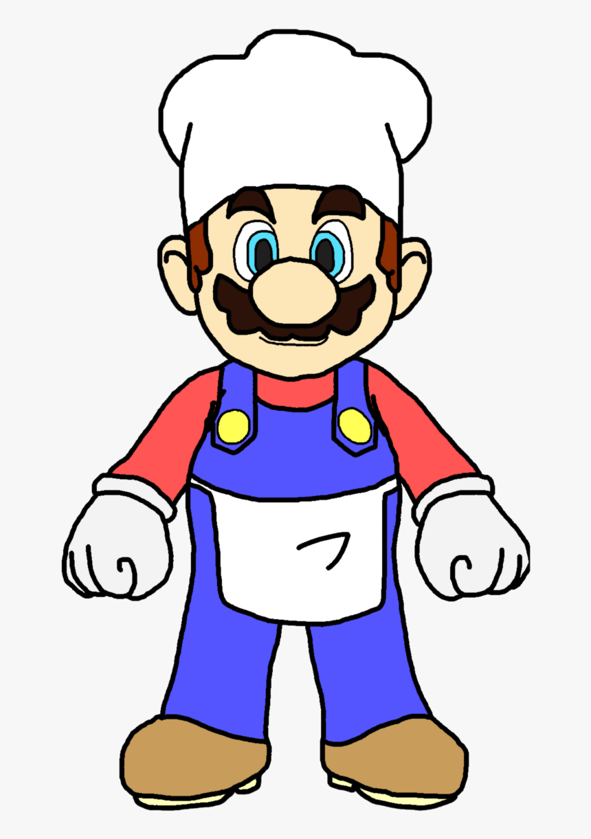 Mario Cooking Cliparts - Super Mario Cook, HD Png Download 