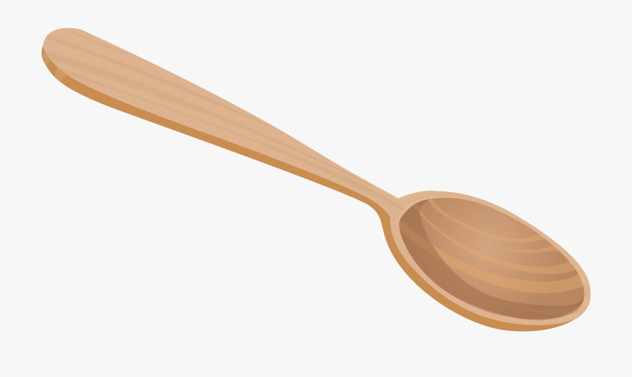 Spoon Clipart Png - Wooden Spoon Vector Png , Transparent Cartoon 