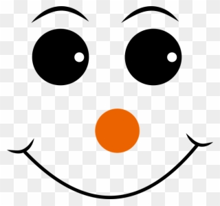 snowman face clipart free