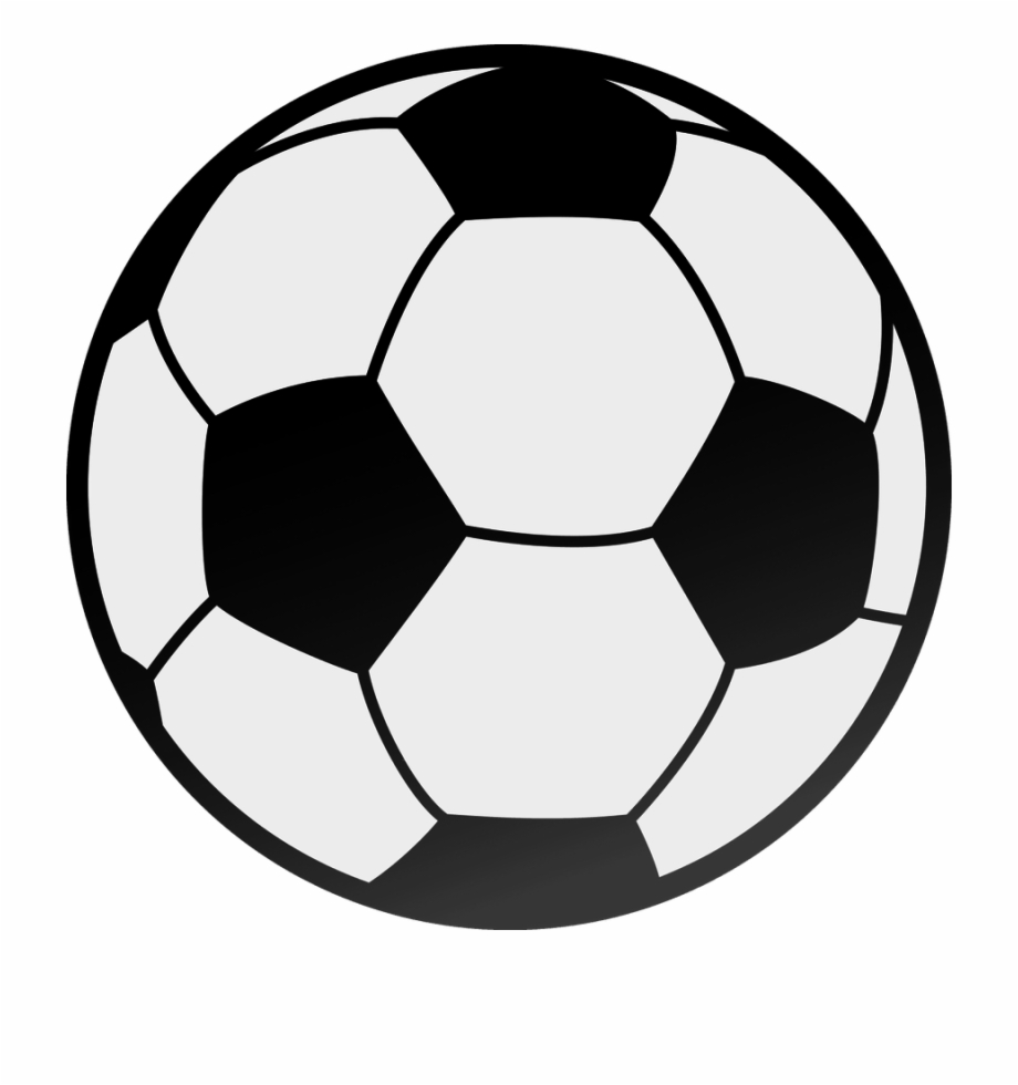 Football Outline Ball Clipart - Transparent Clip Art Soccer Ball 