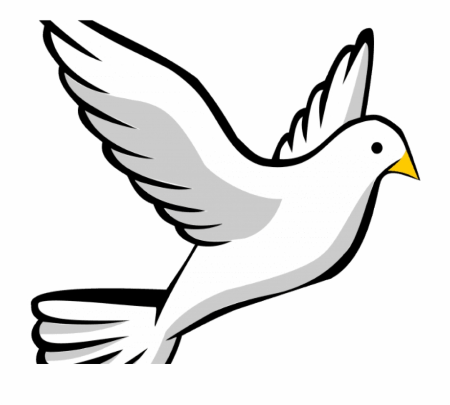 Bird Flying Clipart - Flying Bird Drawing Easy | Transparent PNG 