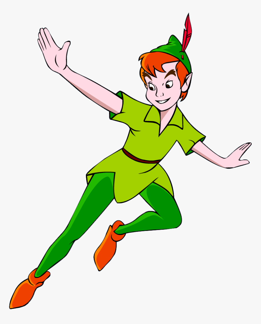 62 Peter Pan Clipart - Cartoon Peter Pan, HD Png Download 