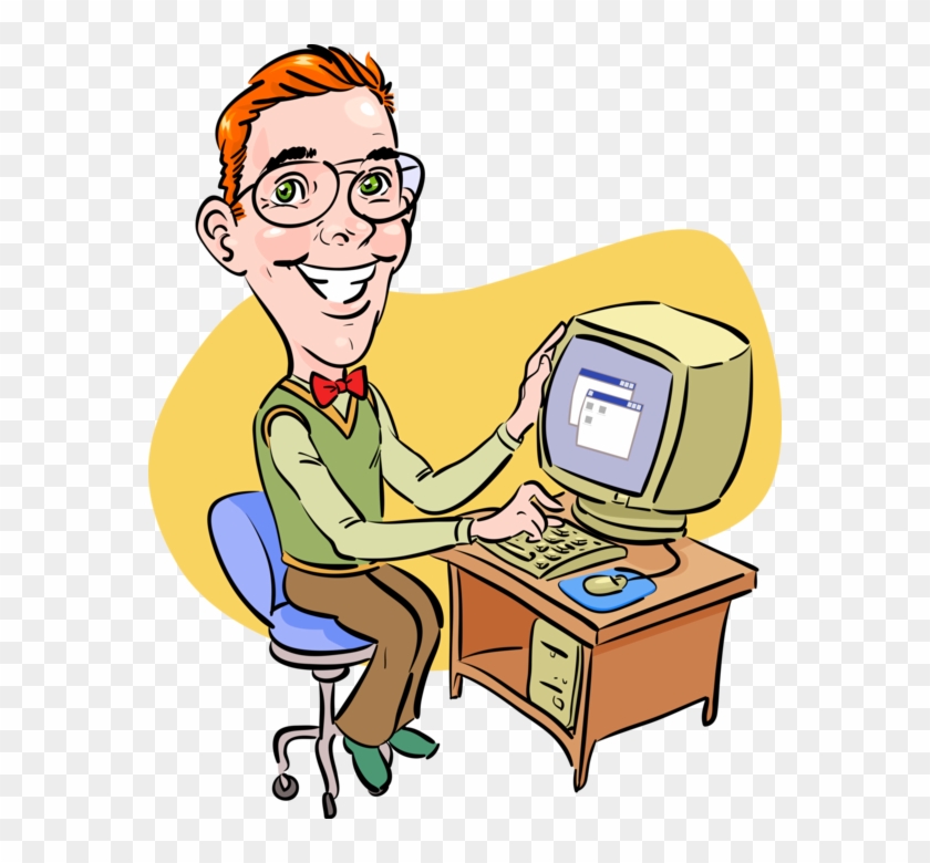 More In Same Style Group - Computer Teacher Clipart - Png Download 