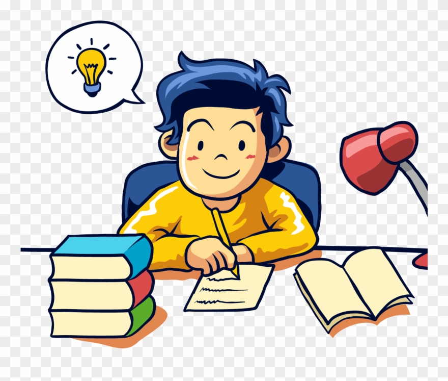 Student Learning Writing - Student Writing Clipart Png Transparent 