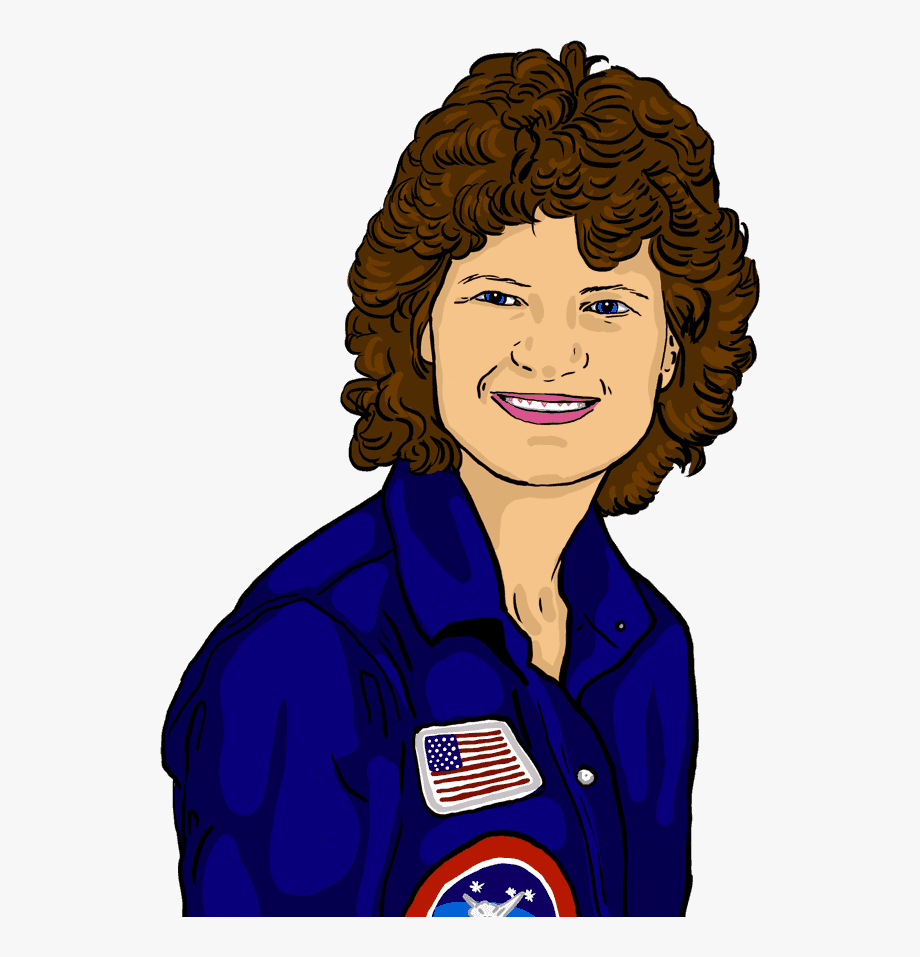 Clip Arts Related To : drawing of sally ride. 