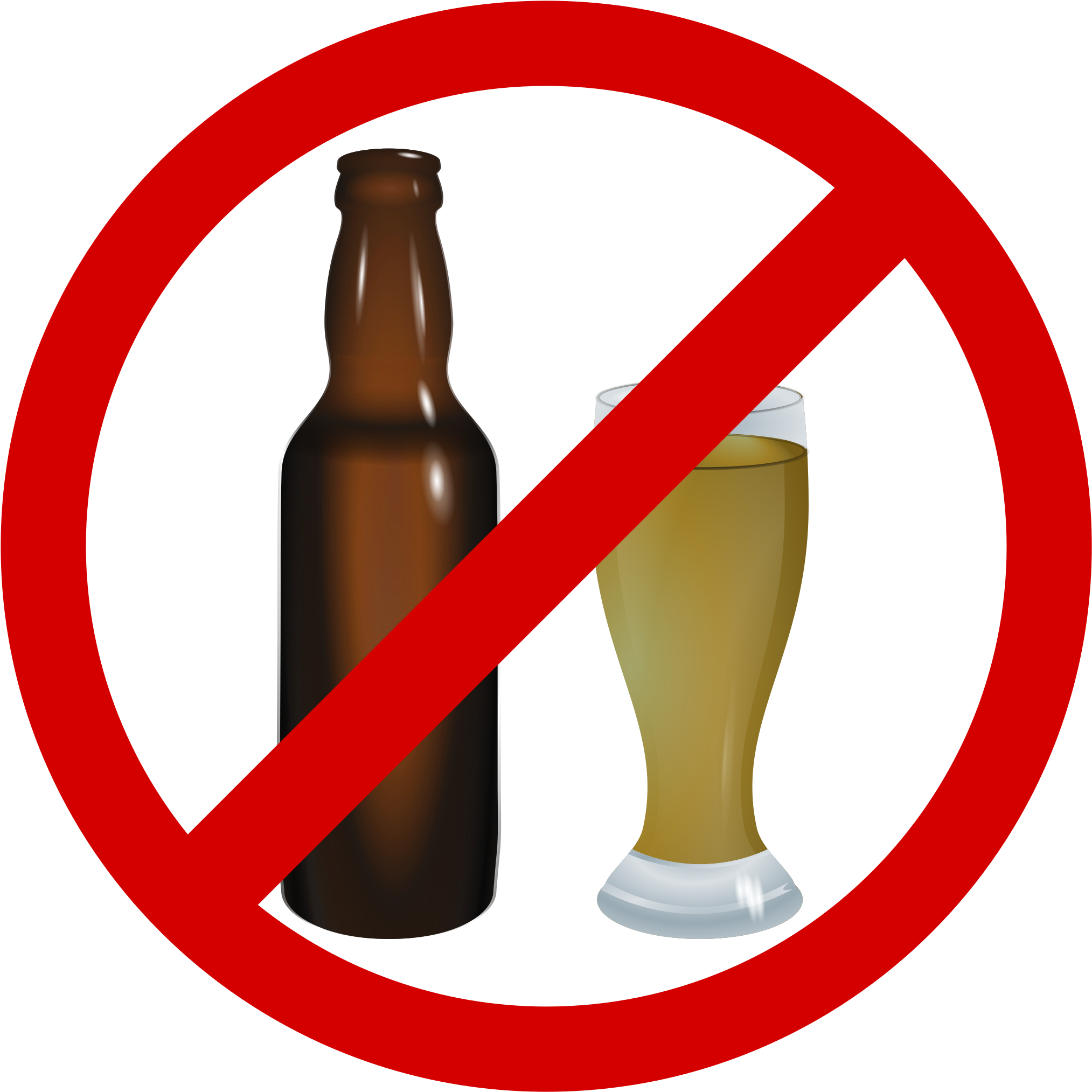 Non-alcoholic Drink Beer Drinking - Clip Art No Alcohol - Png 