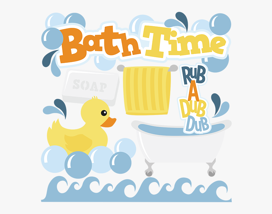 Bath Clipart Bath Time - Bath Time Clip Art Png , Transparent 