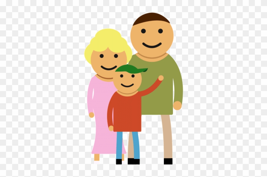 Cartoon Pictures Of Family - Happy Family Animation Gif Clipart 