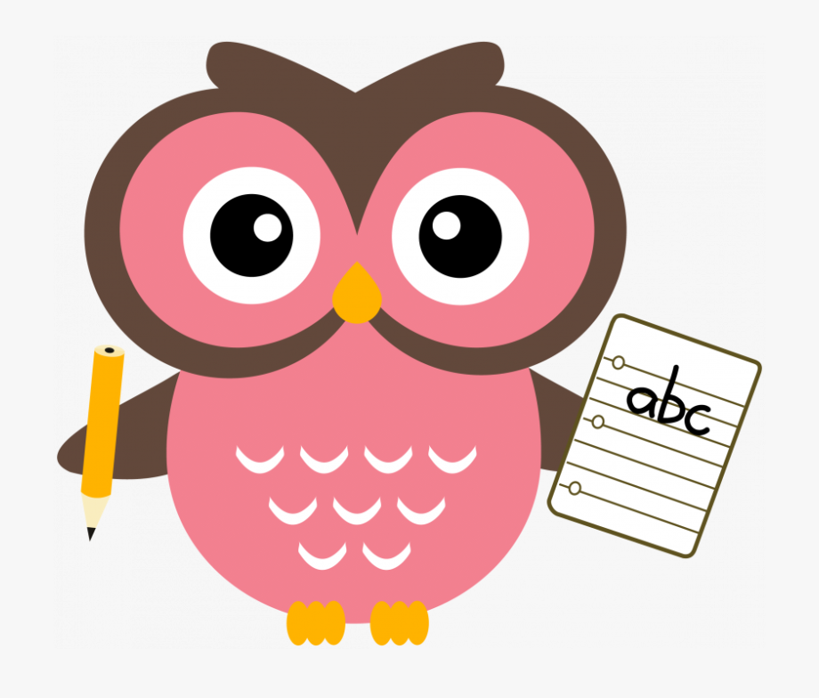 Spelling Test Clipart - Owl Math Clipart , Transparent Cartoon 