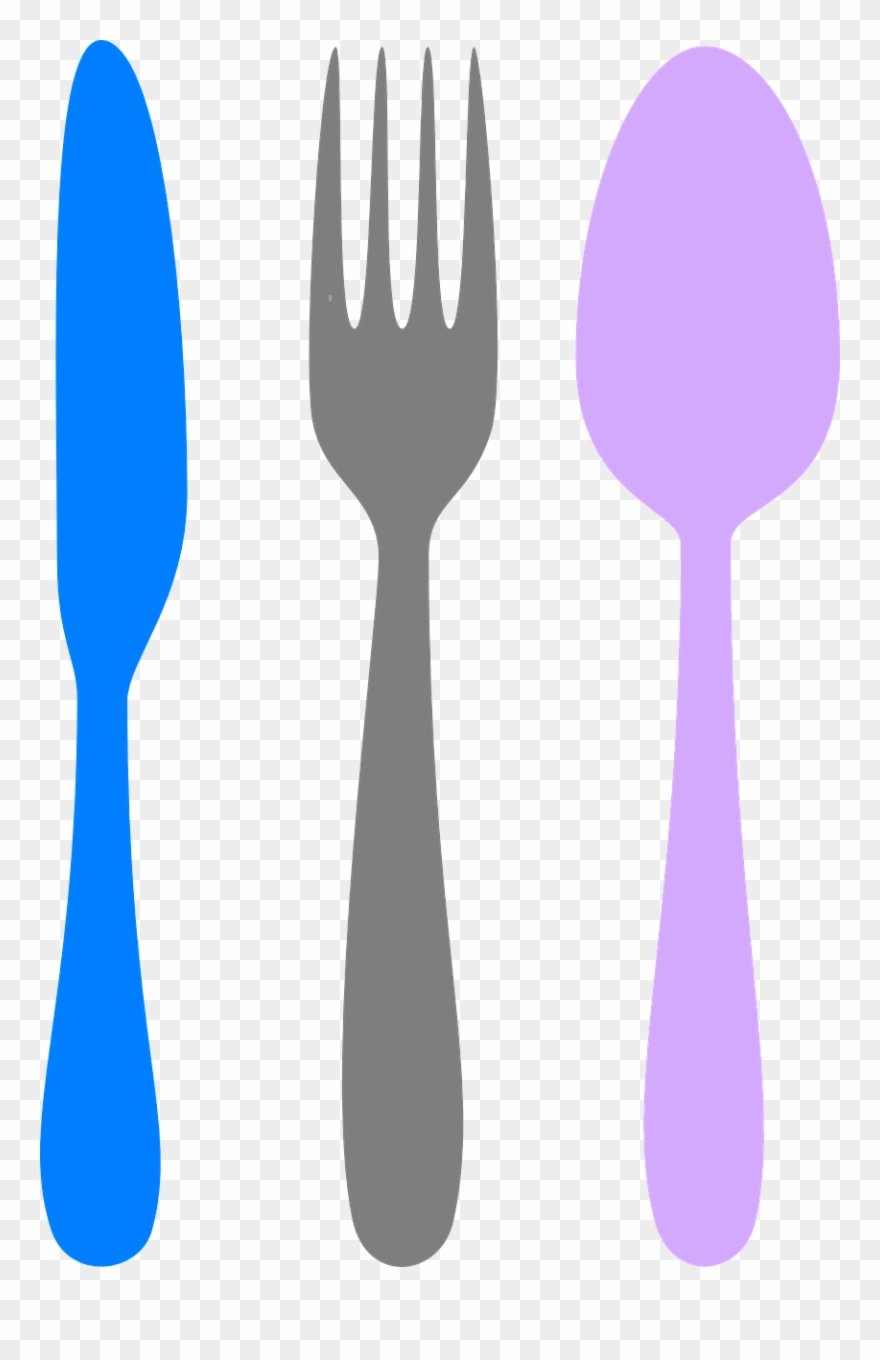 Knife Fork Spoon Silverware Png Image - Cutlery Clip Art Png 