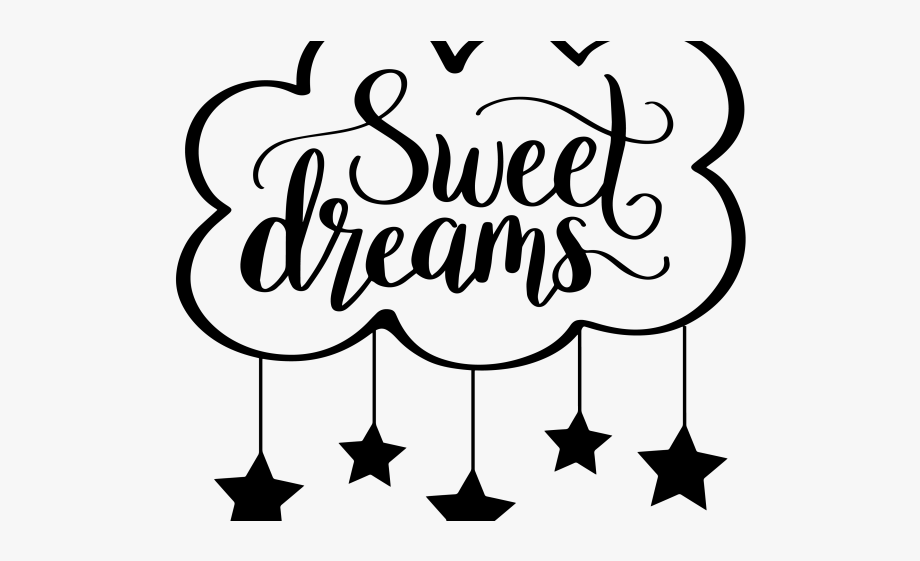 Dreaming Clipart Dream Line - Sweet Dreams Svg , Transparent 