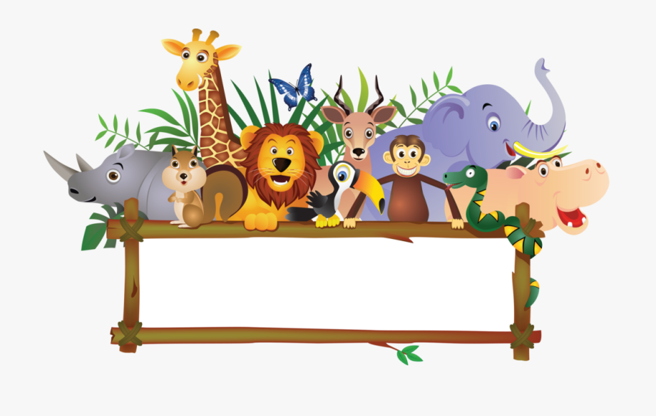 Kisspng Cartoon Royalty Free Clip Art Safari - Jungle Animals 