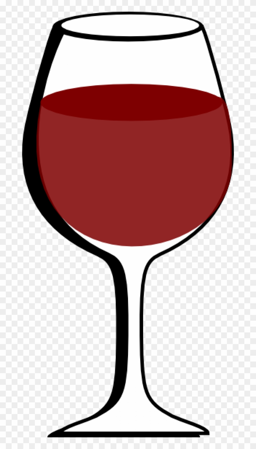 red wine glass - Clip Art Library