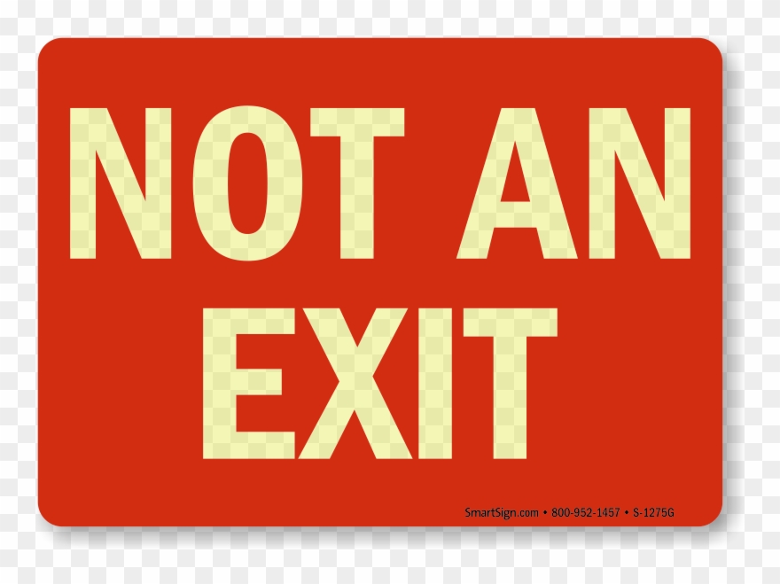 Free Printable Exit Signs Arrow Right Entrance Sign - Not A Fire 