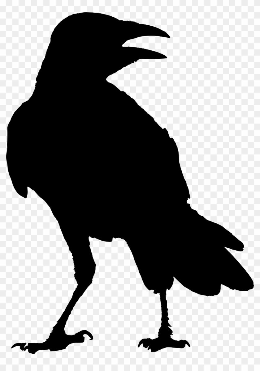 Svg Transparent Download Crow Clipart Raven Silhouette - Raven Png 