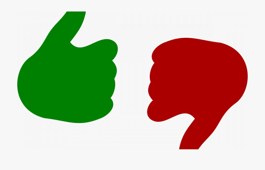 Thumbs Up And Down Png , Transparent Cartoon, Free Cliparts 