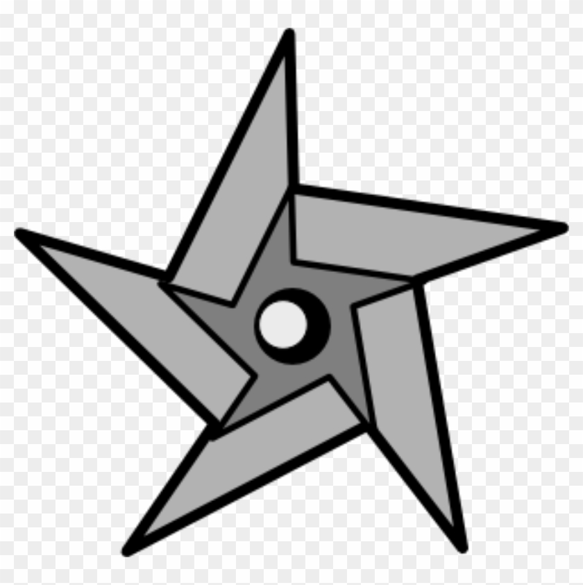 Star Clipart Clip Art - Ninja Star Clipart, HD Png Download 