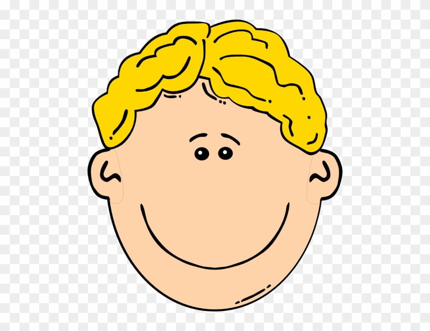 Blonde Hair Man Clipart Smiling - wide 8