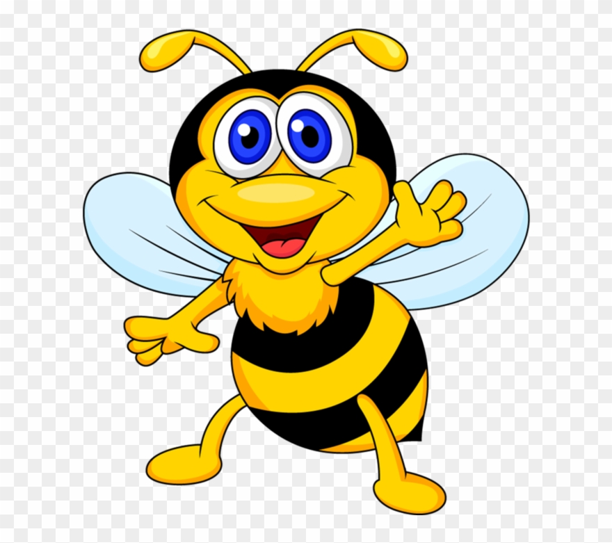 2 Bee Clipart, Bee Cards, Bee Pictures, Bee - Cartoon Bee - Png 