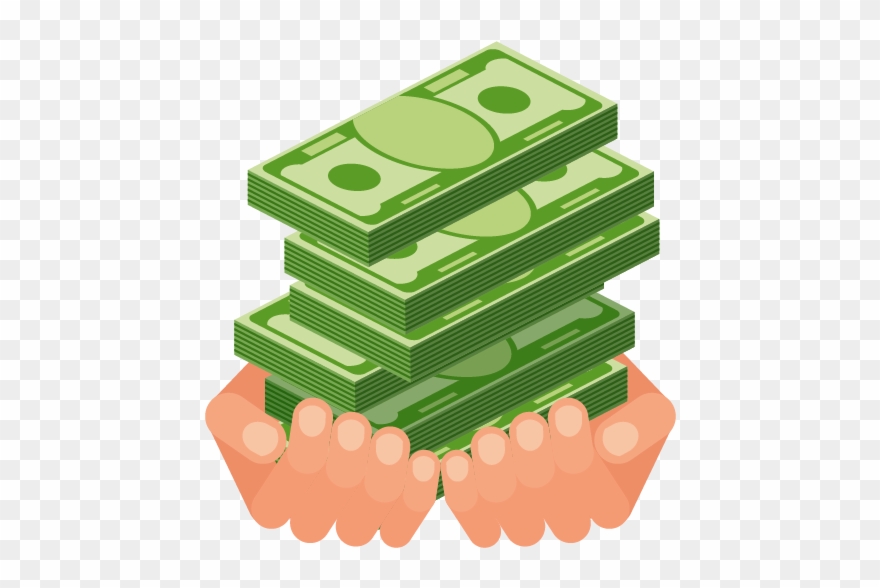 Image - Cartoon Stack Of Money Clipart 