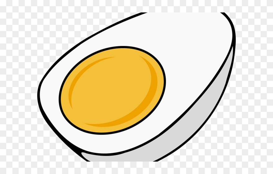 Fried Egg Clipart Boiled Egg - Cartoon Tennis Ball - Png Download 