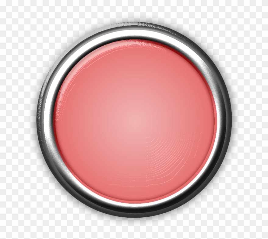 Red Button With Internal Light - Backlight Clipart - Png Download 
