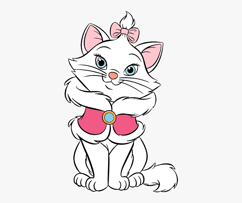 The Aristocats Clip Art - Marie Cat , Transparent Cartoon, Free 