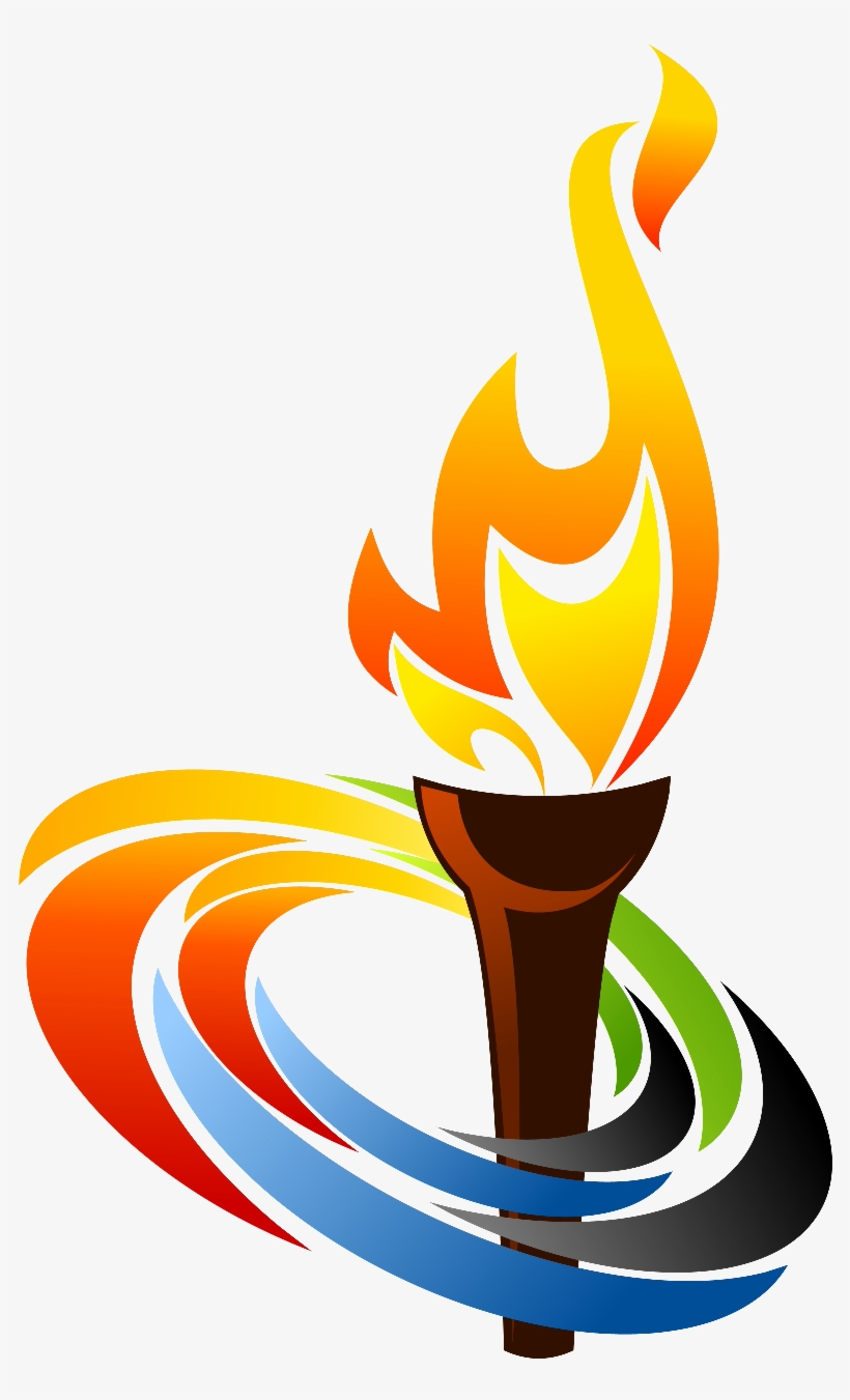 Pics For Torch Flame Png Clipart - Olympic Torch Png - Free 