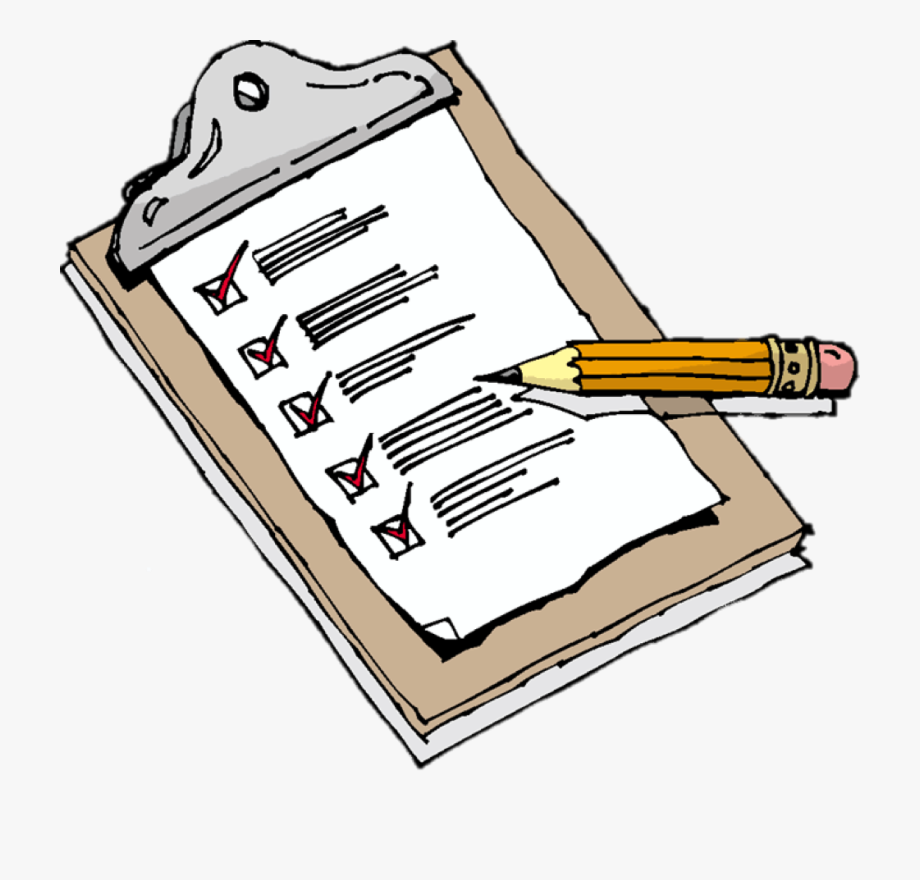 Writing On Clipboard Clipart , Transparent Cartoon, Free Cliparts 