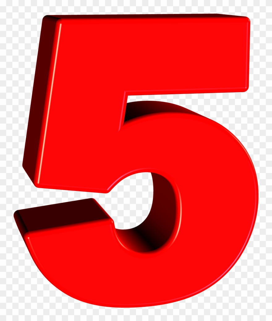 Number 5 Clipart Transparent Background Clip Art Library