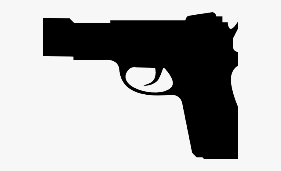 Guns Silhouette Cliparts - Transparent Gun Vector Png 