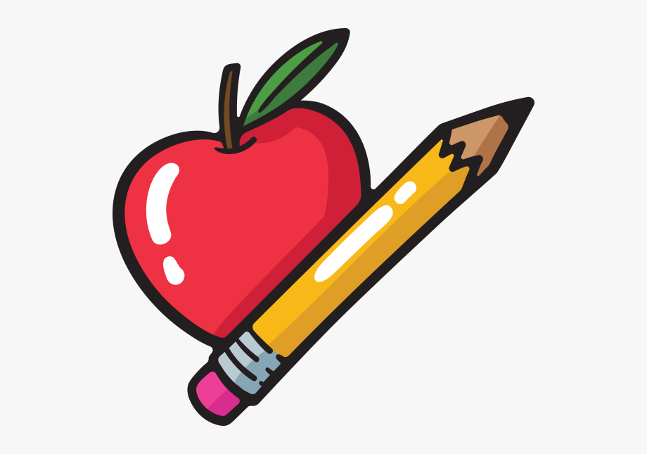 Transparent Background Teachers Apple Clip Art - Teacher Apple 