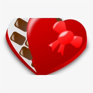 Hot Library Cliparts - Valentine Chocolate Clip Art , Transparent 