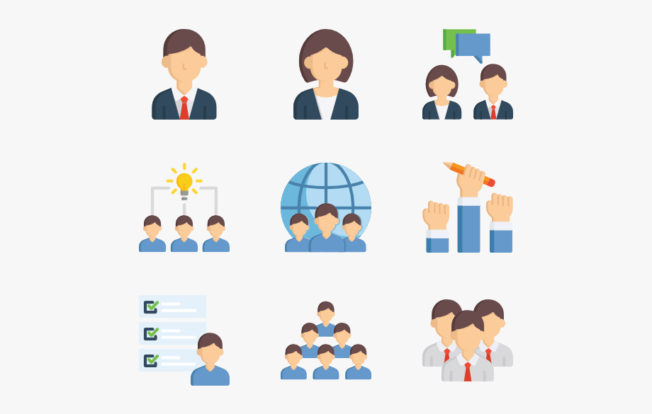 Business And Office - Management Flaticon , Transparent Cartoon 
