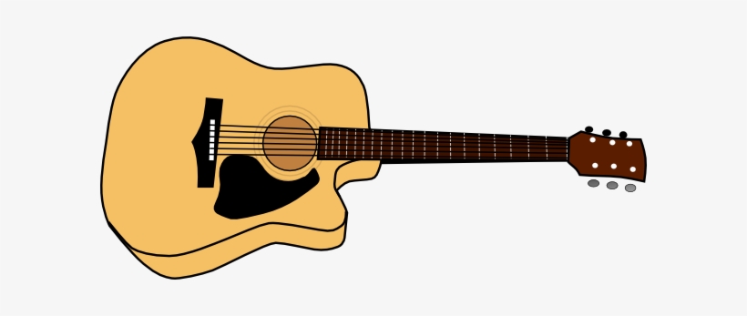 Acoustic Guitar Picture Clip Art At Clker - Acoustic Guitar 