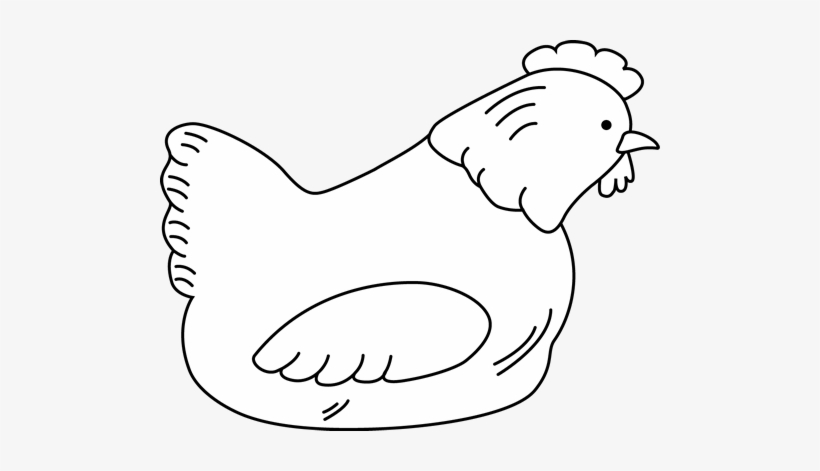Free Hen Clipart Black And White, Download Free Hen Clipart Black And