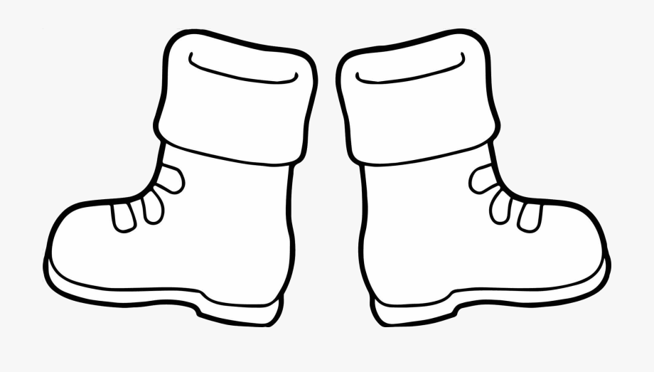 Boots Clipart Black And White , Transparent Cartoon, Free Cliparts 