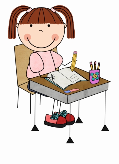 kid writing , Free clipart download 