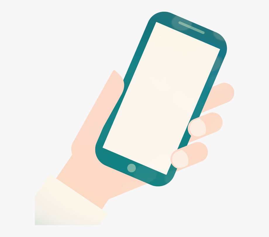 hand holding phone vector png - Clip Art Library