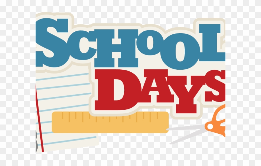 School Days Clipart - Png Download 