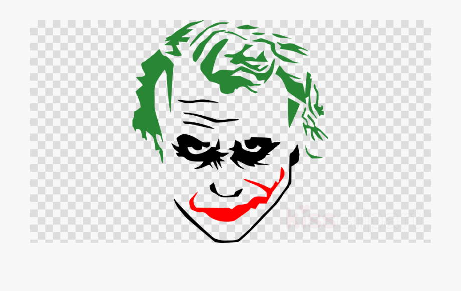 Heath Ledger Joker svg Joker face SVG.