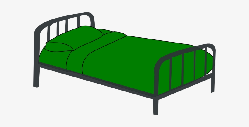 Download Mattress Png Cliparts - Green Bed Clipart PNG Image