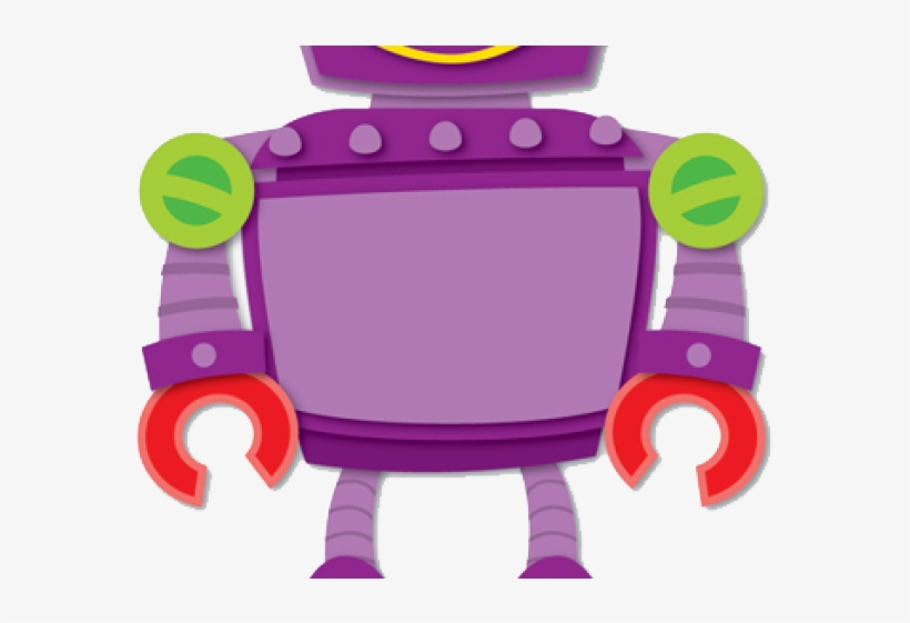 Robots Clipart Toy Robot - Purple Robot Clipart PNG Image 