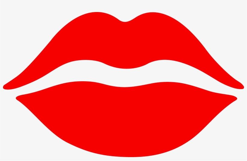 Lips Clip Art Free Kiss - Lips Clipart Transparent PNG 