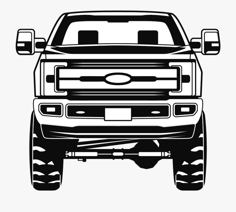 Ford Truck Svg Ford 250 Pickup Truck Clipart Pickup - Ford Truck 