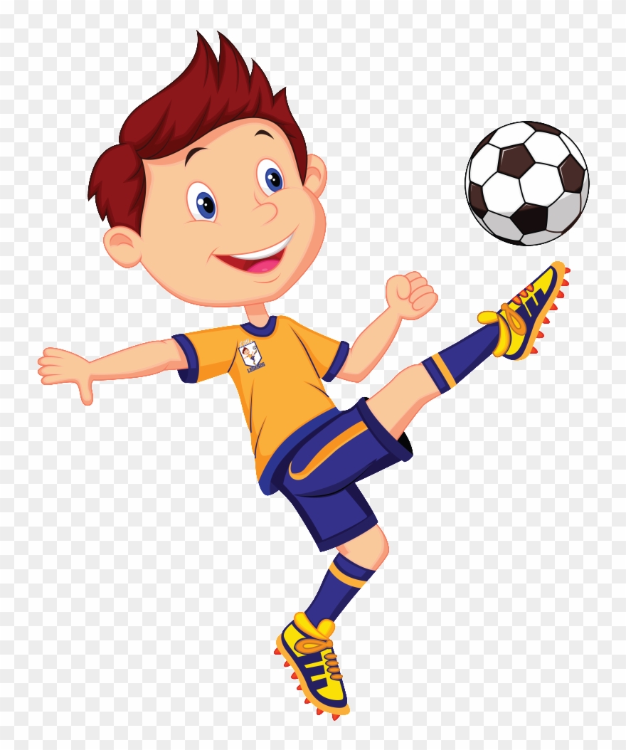 Football Player Png - Playing Football Clipart Transparent Png 