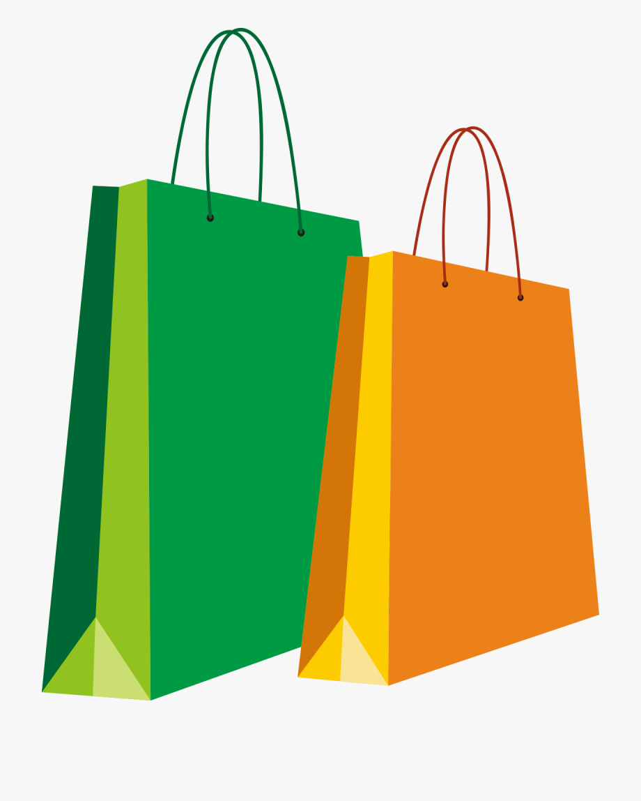 Shopping Bags Clipart Transparent Png , Png Download - Vector 