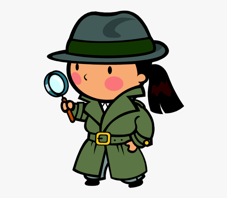 Hunt Clipart Treasure Hunt - Girl Detective Clipart , Transparent 