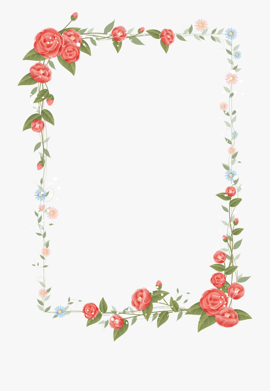 Temporary Simple Flower Border Clipart Image Flowers Borders Porn Sex 